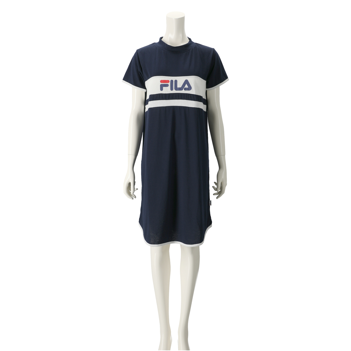 Fila パイピング入りカットソーワンピース フィラ Fila No Qvc Jp