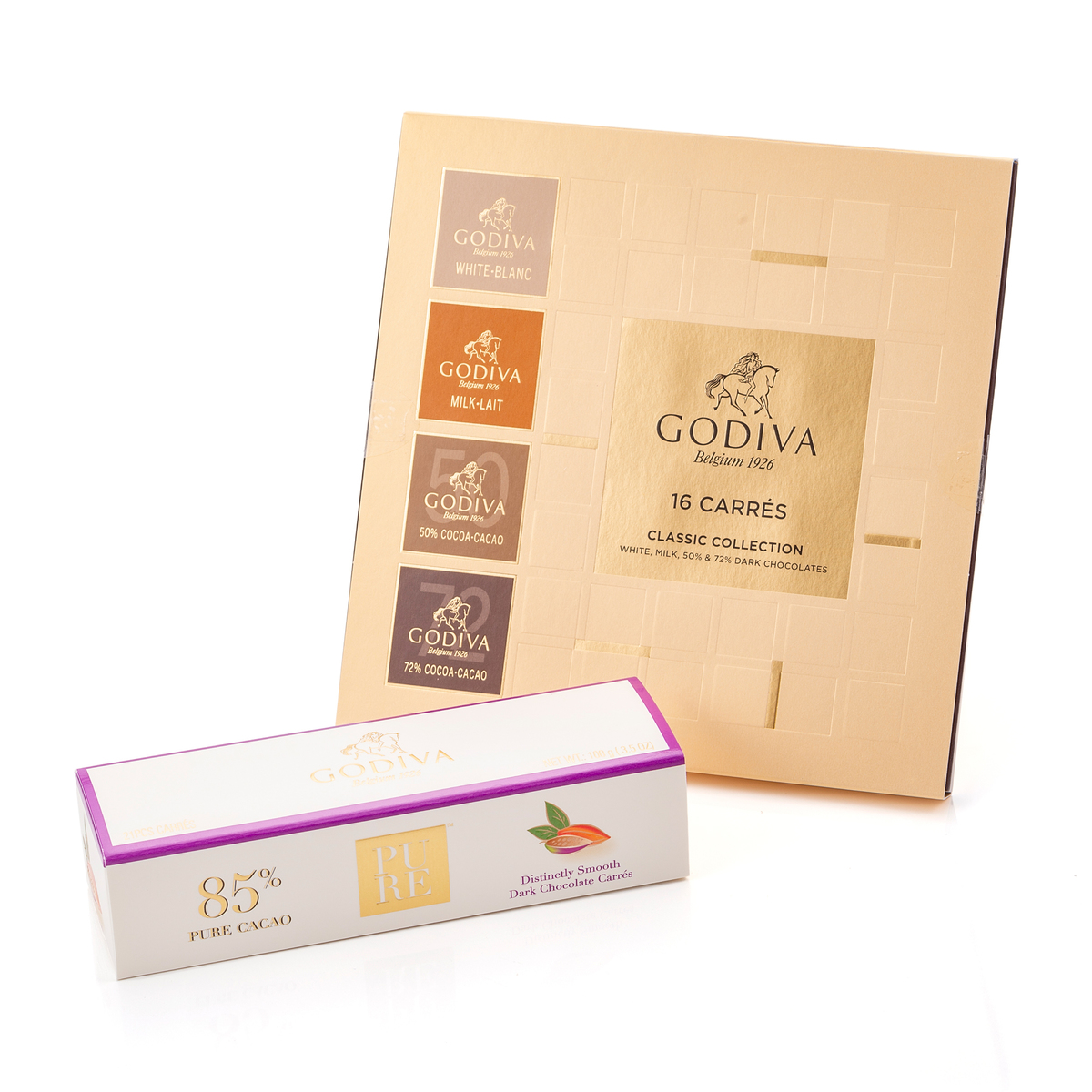 ゴディバピュア 85 ダークチョコレート カレ カレ アソート セット ゴディバ Godiva No 696388 Qvc Jp