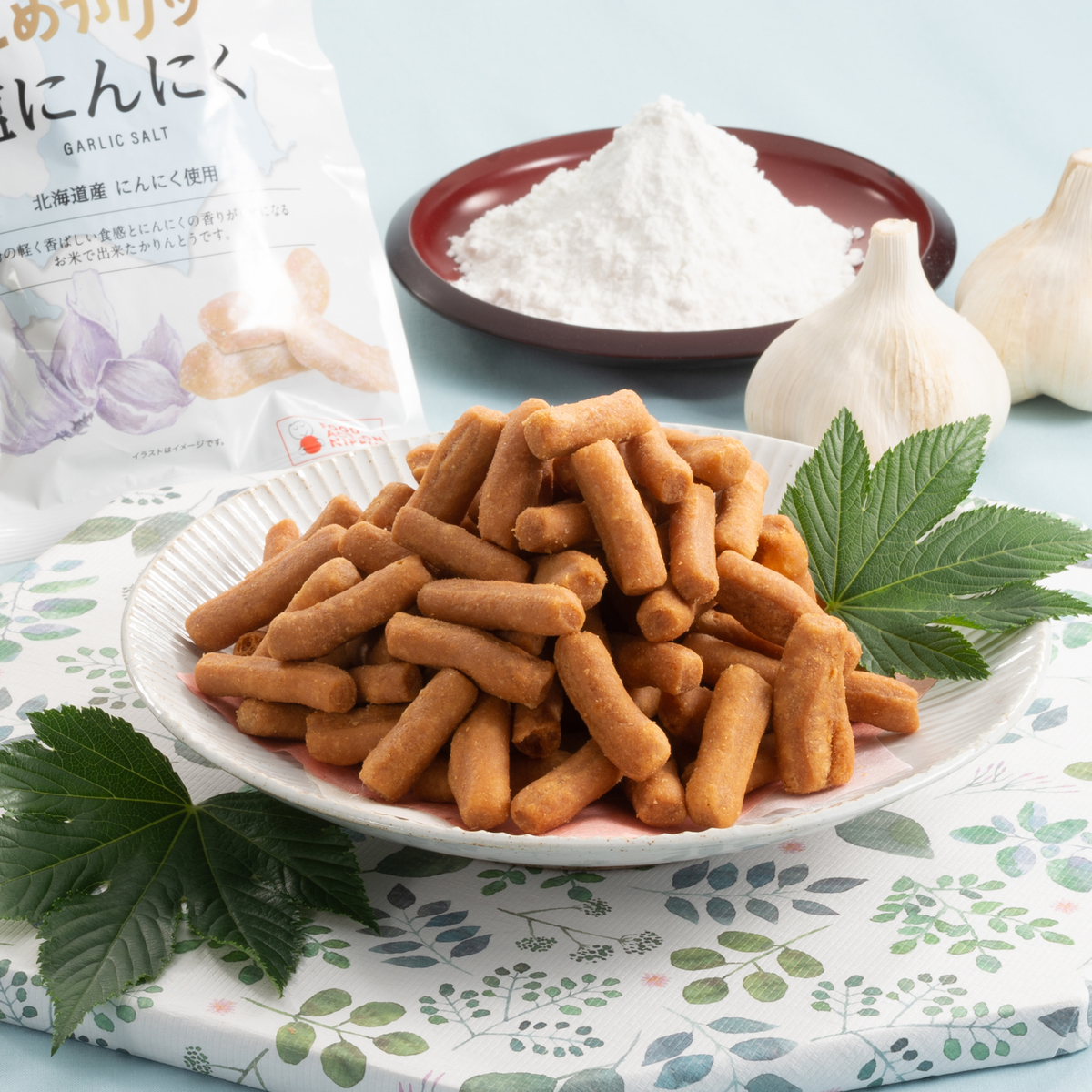 ニッポンエール こめカリッ 塩ニンニク 50g 15 Jaグループ 全農食品 No Qvc Jp