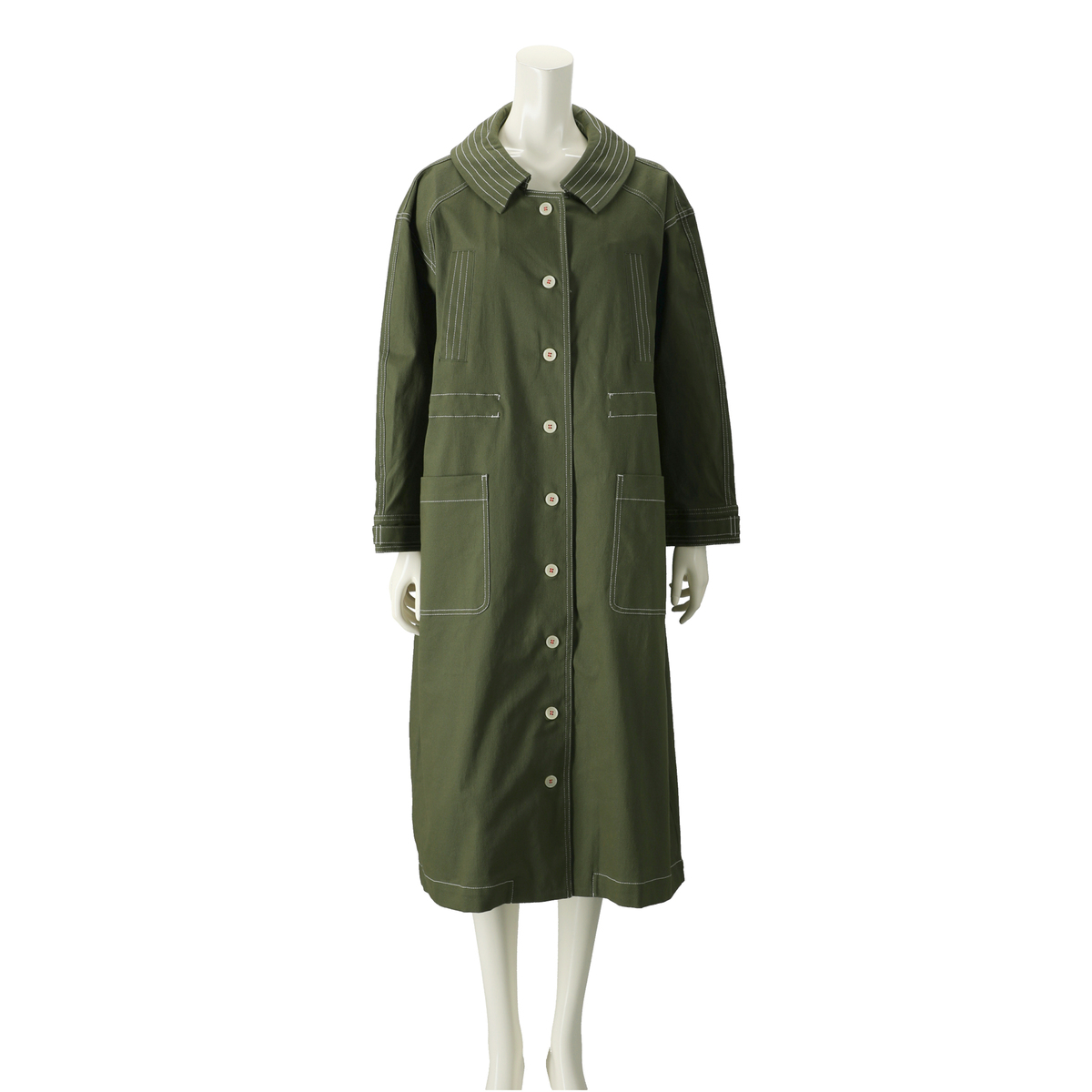 Persons ステッチワークコート風ワンピース パーソンズ Persons Qvc Jp