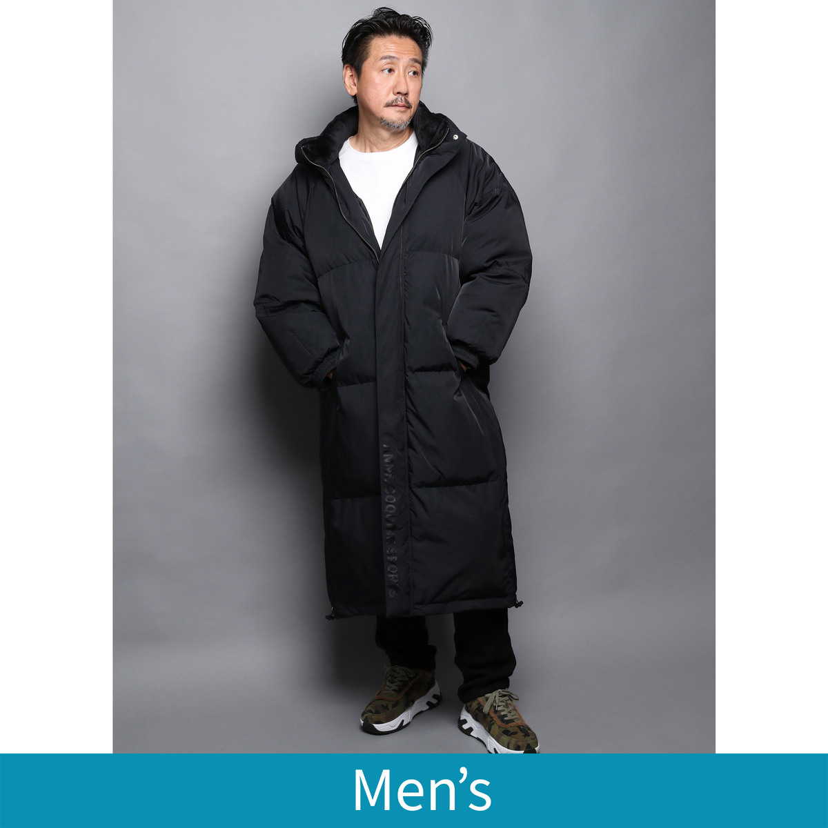 Ac Sports 蓄熱中わたフードロングコート メンズ アンコキーヌ Annecoquine Qvc Jp