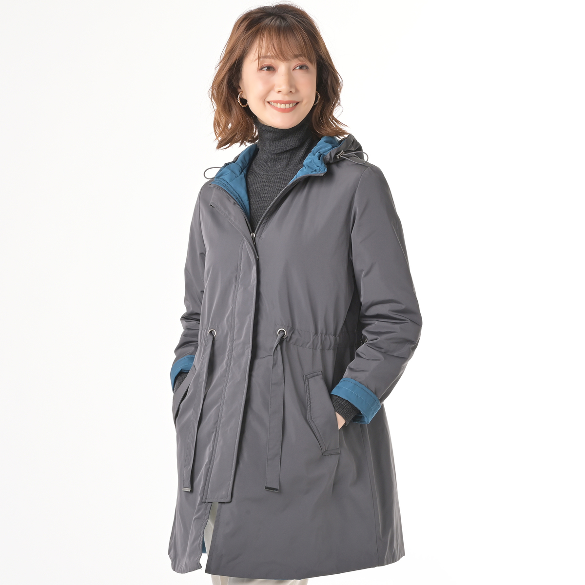 Crisantemo 軽くて暖かい薄中綿コート クリサンテモ Crisantemo Qvc Jp