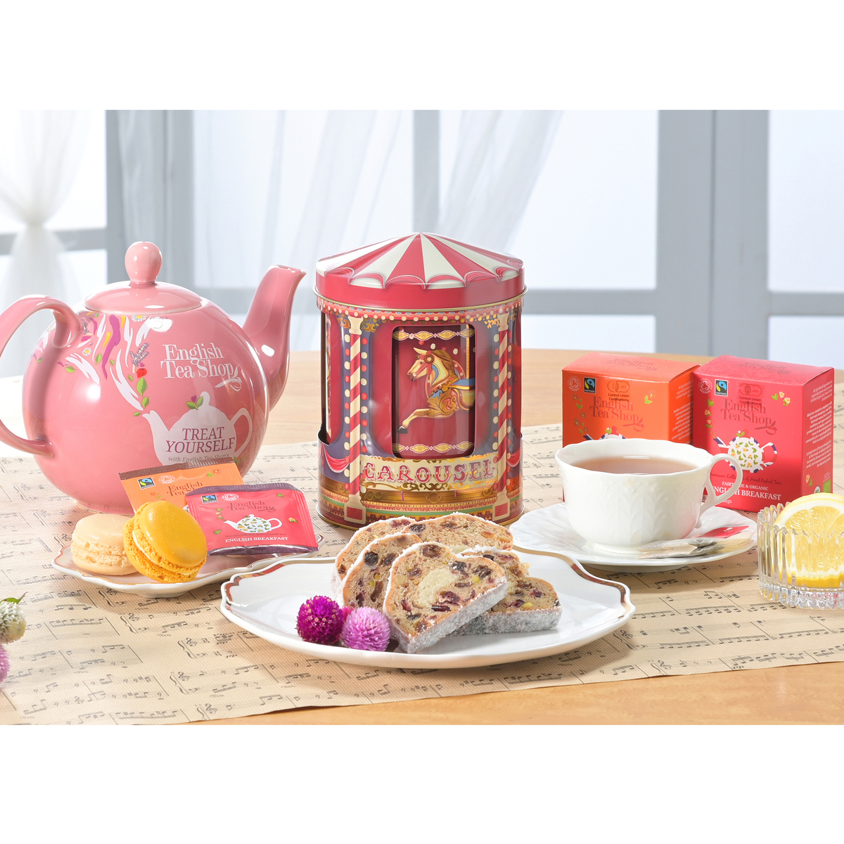 English Tea Shop 紅茶入りオルゴール缶 イングリッシュティーショップ English Tea Shop Qvc Jp
