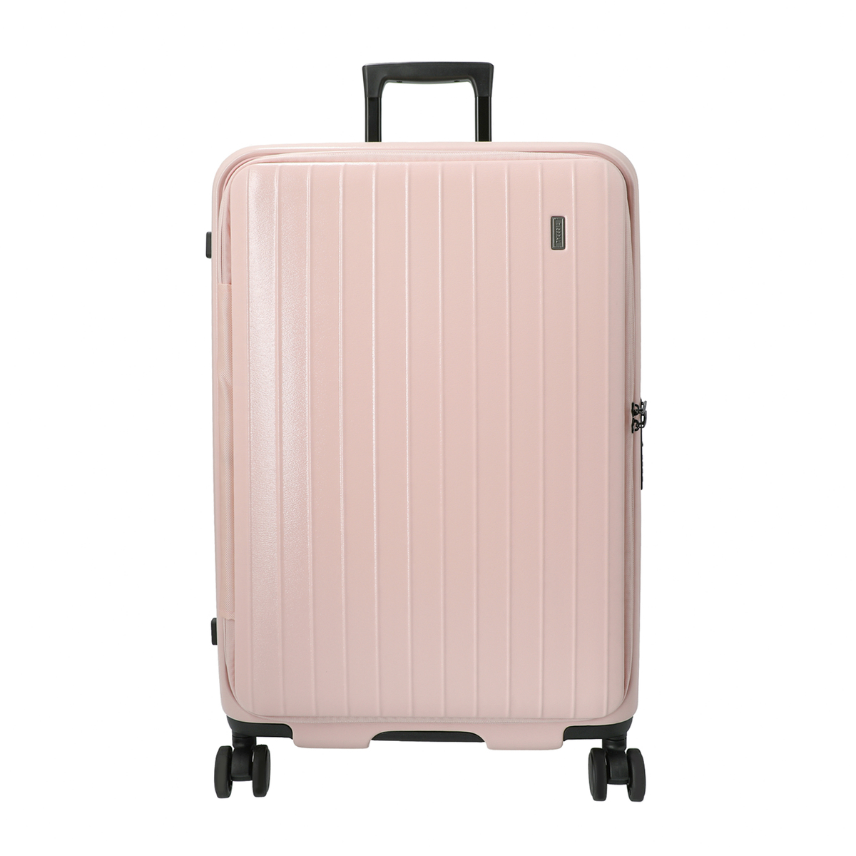 ＜QVCジャパン＞ Tierral 「TOMARU」 エコなスーツケース ストッパー付 L ＜カラー＞ ピンク