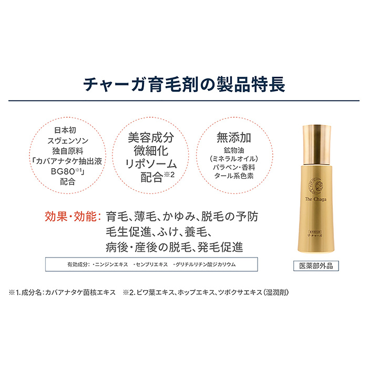 スヴェンソン ザ・チャーガ薬用育毛剤 120ml ザ チャーガ（The Chaga