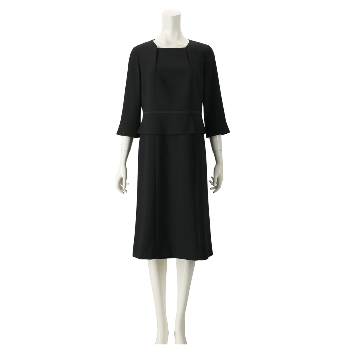 東京ソワール ジョーゼット使いレトロモダン前開きワンピース 東京ソワール Tokyo Soir Qvc Jp