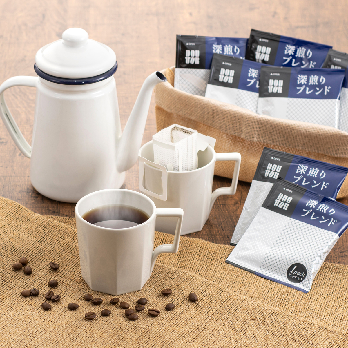 ＜QVCジャパン＞ ドトールお得なコーヒー105P増量 ＜カラー＞ 深煎り画像