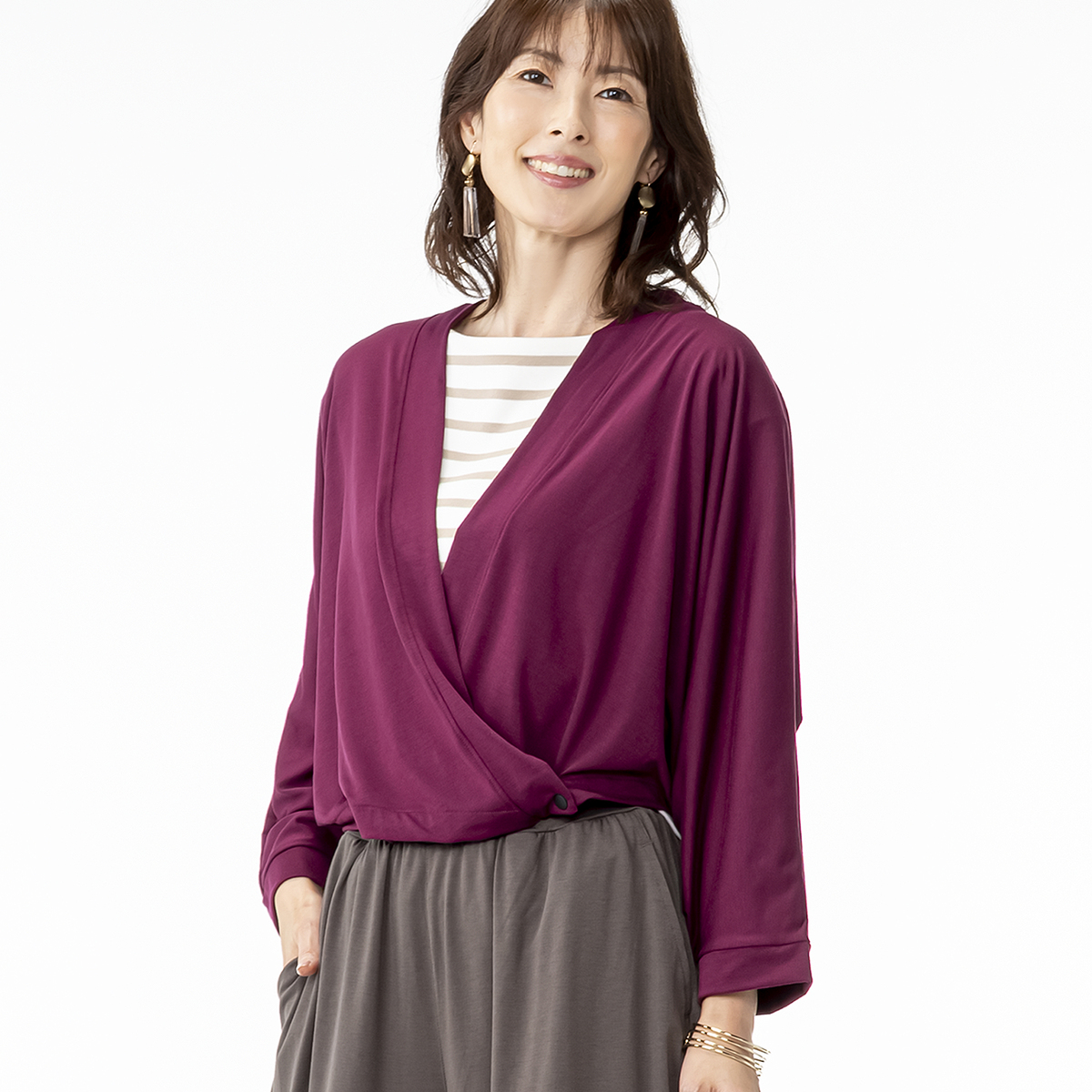 吸水速乾uvカットボレロ Qvc Jp