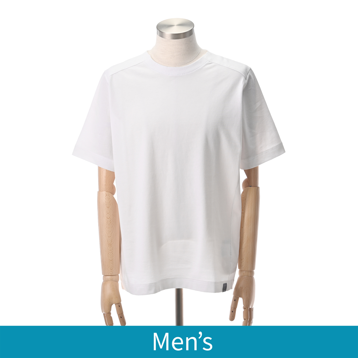 ＜QVCジャパン＞ Lucca Uomo alla moda ベーシック半袖Tシャツ ＜サイズ＞ L ＜カラー＞ ホワイト画像