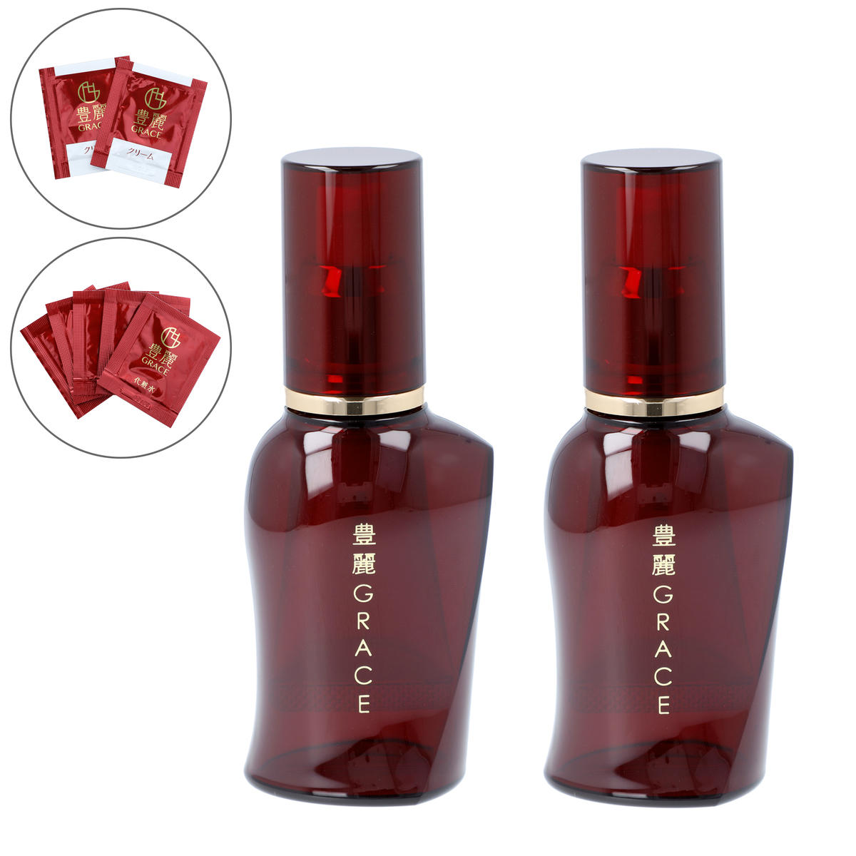豊麗グレイス美容液2本 化粧水クリームパウチ特別セット - QVC.jp