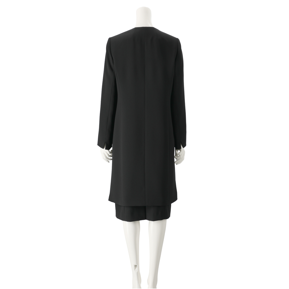 100%新品SALE【新品・現行品】東京ソワール バックサテン使いダブルブレストアンサンブル 17号 スーツ・フォーマル・ドレス
