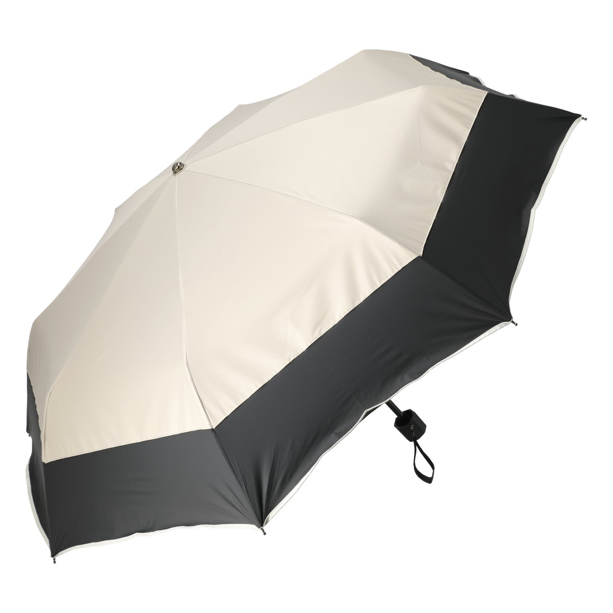 ルナジュメール UV1級遮光+耐風+撥水パイピング折傘