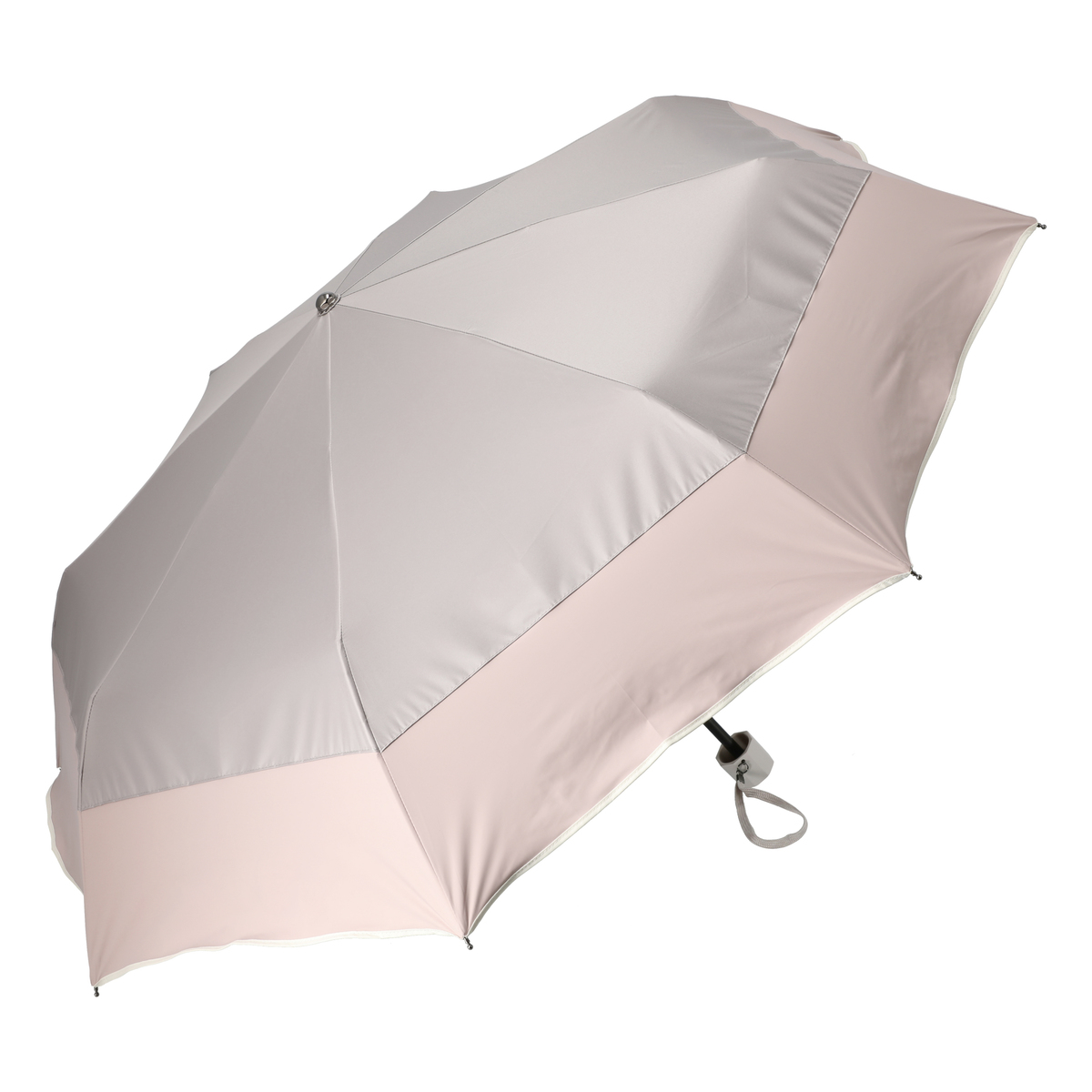 ルナジュメール UV1級遮光+耐風+撥水パイピング折傘