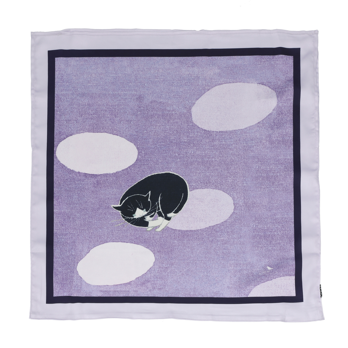  JOSO デジタル友禅スカーフバッグ  眠る猫