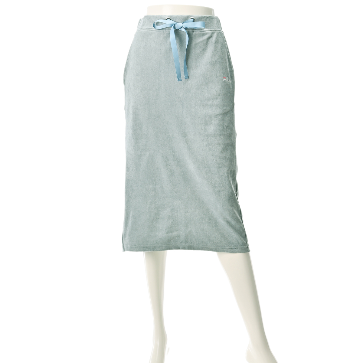 ＜QVCジャパン＞ FILA UV スウェードタッチナロースカート ＜サイズ＞ M ＜カラー＞ ブルーグレー