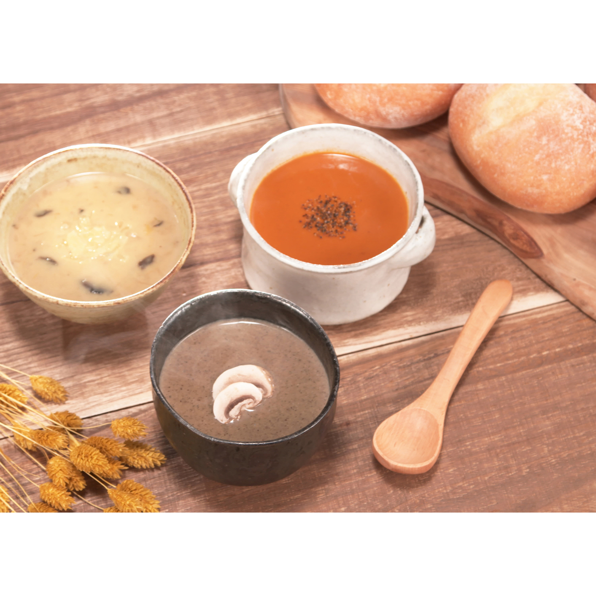 ＜QVCジャパン＞ スープストックトーキョー 季節のスープ3種計6袋&パン