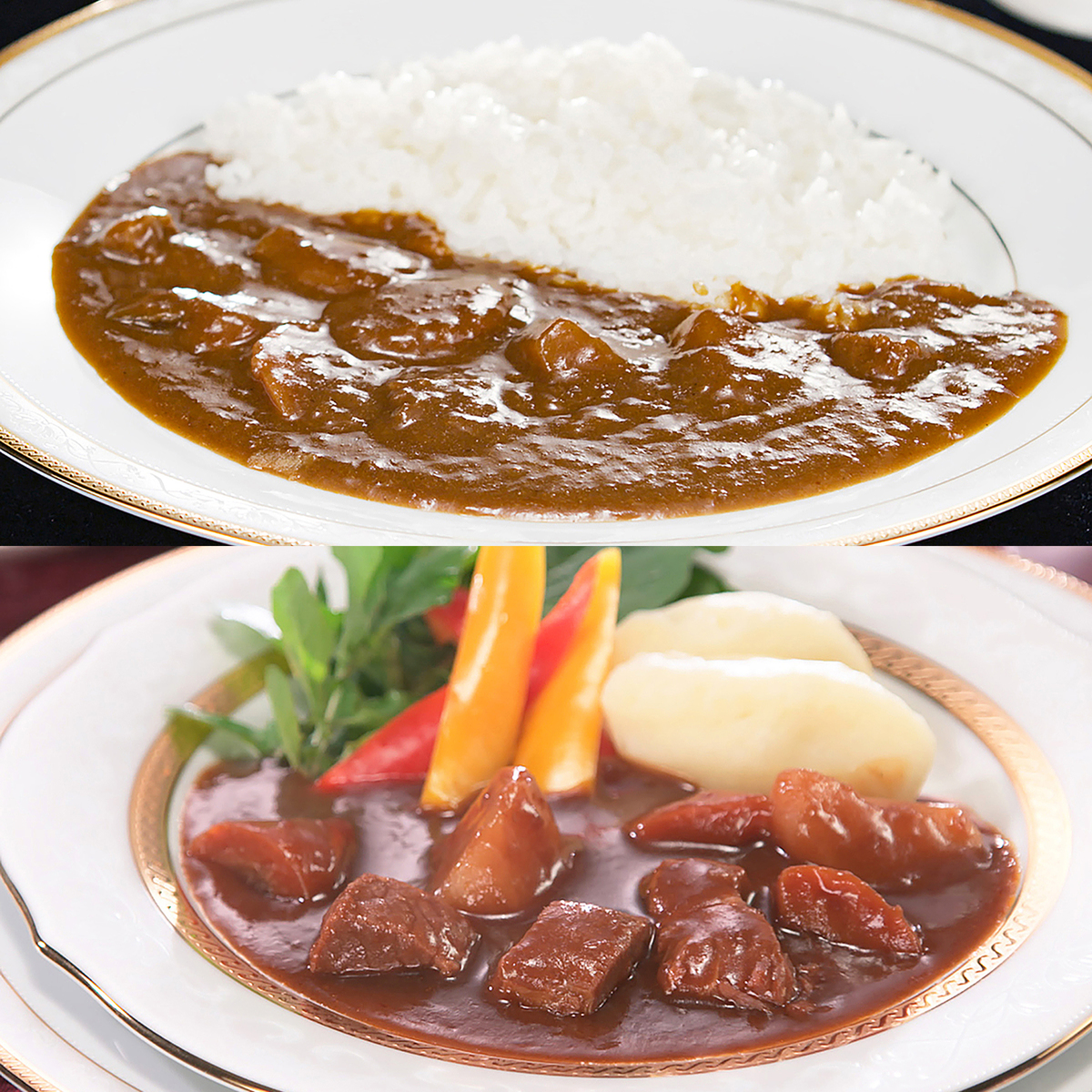 レトルトカレー&レトルトシチュー 色々計8袋セット - その他 加工食品