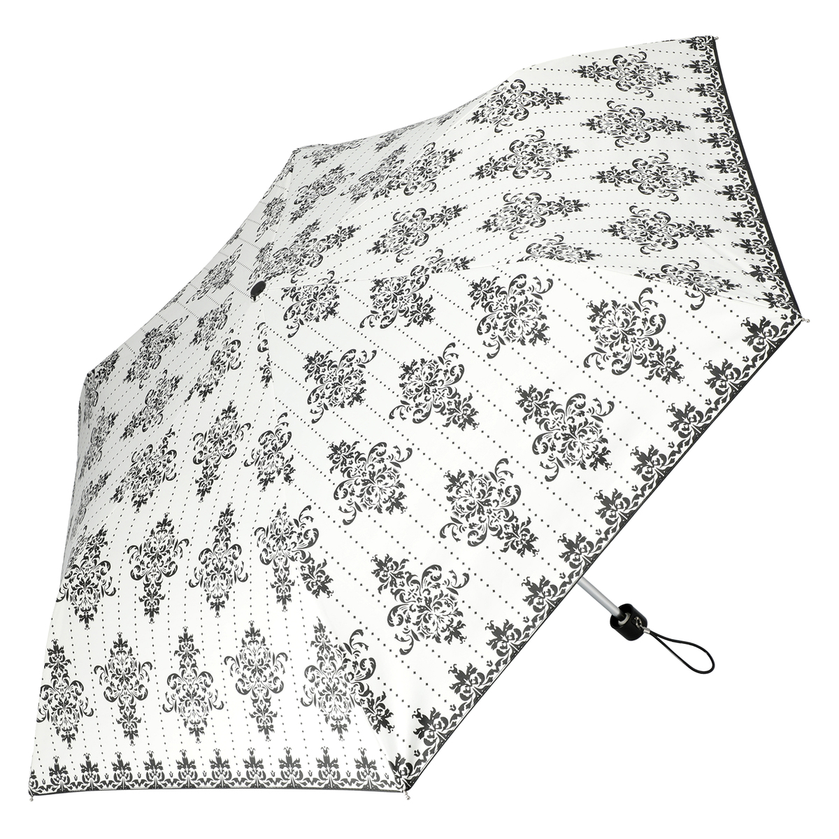 ルナジュメール UV+1級遮光+晴雨兼用モノクローム折傘