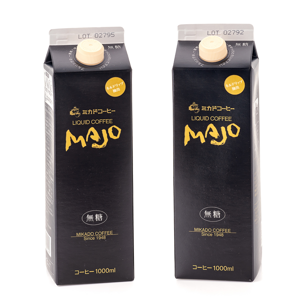 MAJO リキッドコーヒー無糖 1000ml×6本