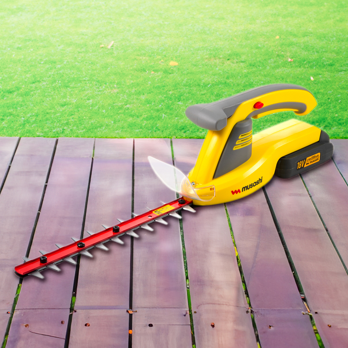 ムサシ　充電式ハンディパワーバリカン18V＆18V専用伸縮延長ポール　2点セット musashi 充電式ハンディパワーバリカン専用伸縮ポール ムサシ