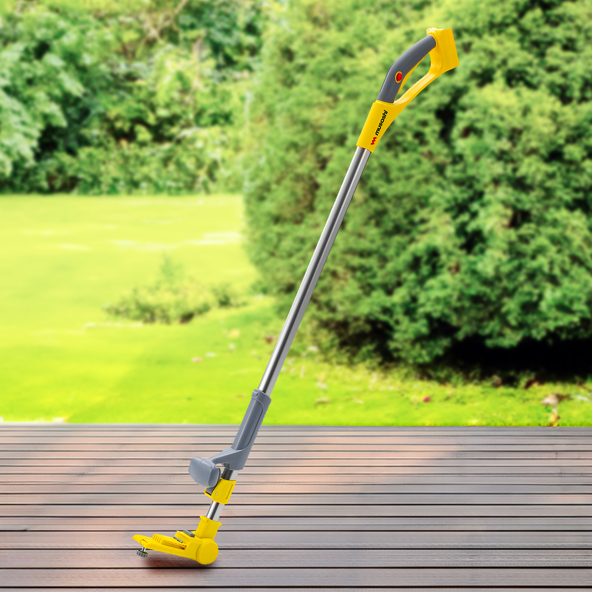 ムサシ　充電式ハンディパワーバリカン18V＆18V専用伸縮延長ポール　2点セット musashi 充電式ハンディパワーバリカン専用伸縮ポール ムサシ