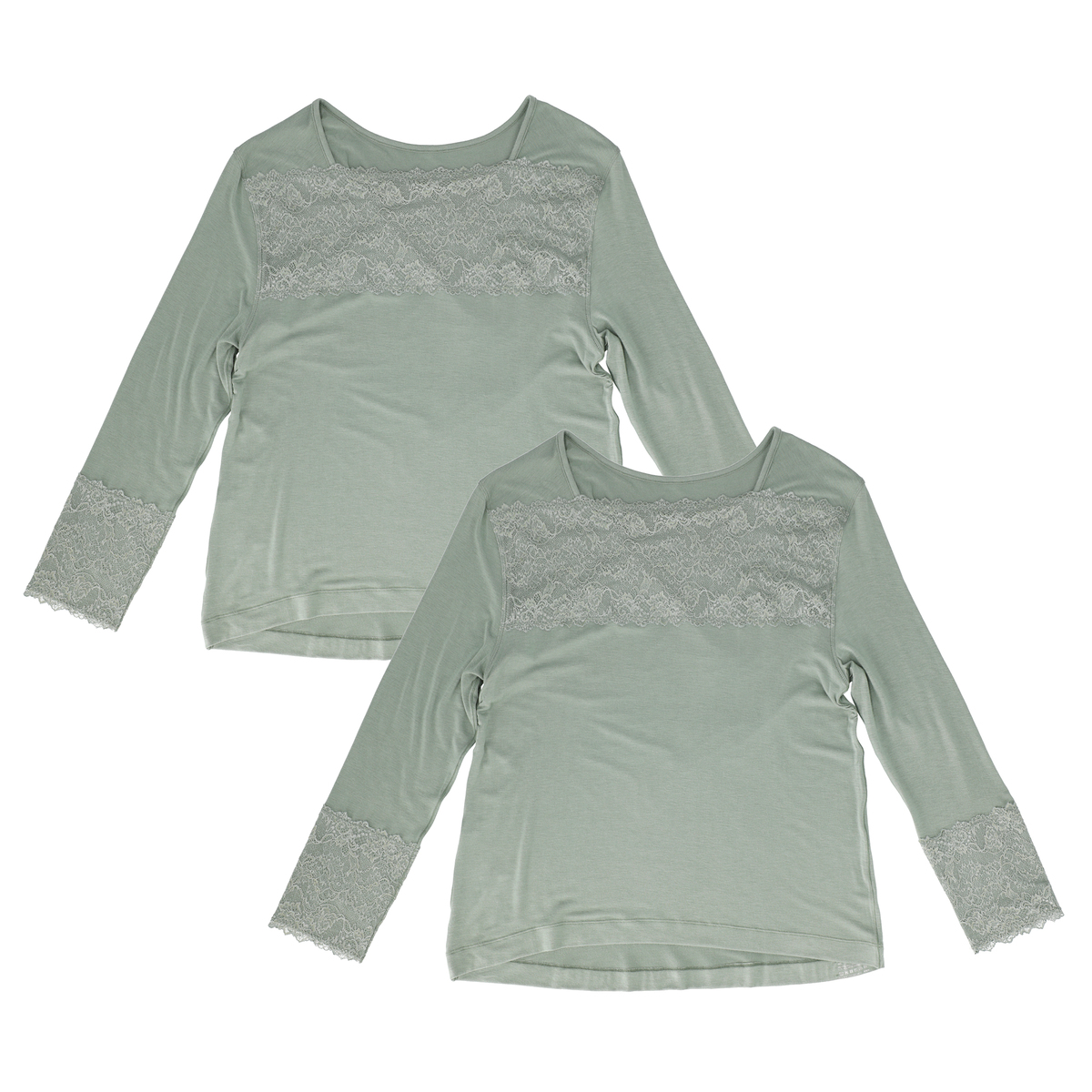 YANさん専用 九鬼さんの発熱スクエアネックインナ-同色2枚組5L-10L 九鬼さん