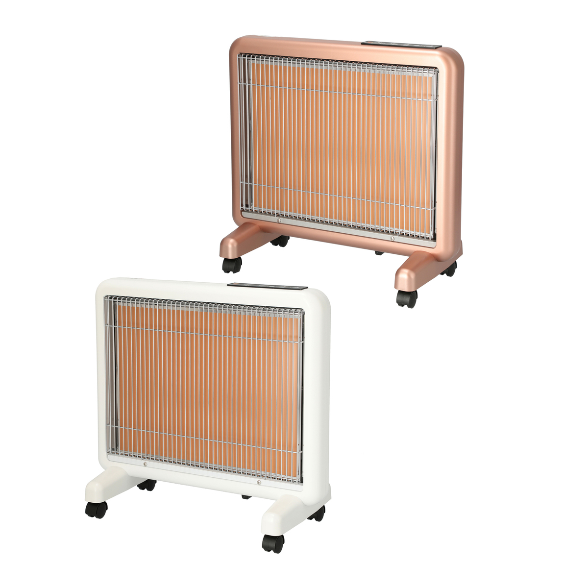 送料無料 QVCサンルミエ タイマー付 遠赤外線暖房器 E800L-TM パネル 