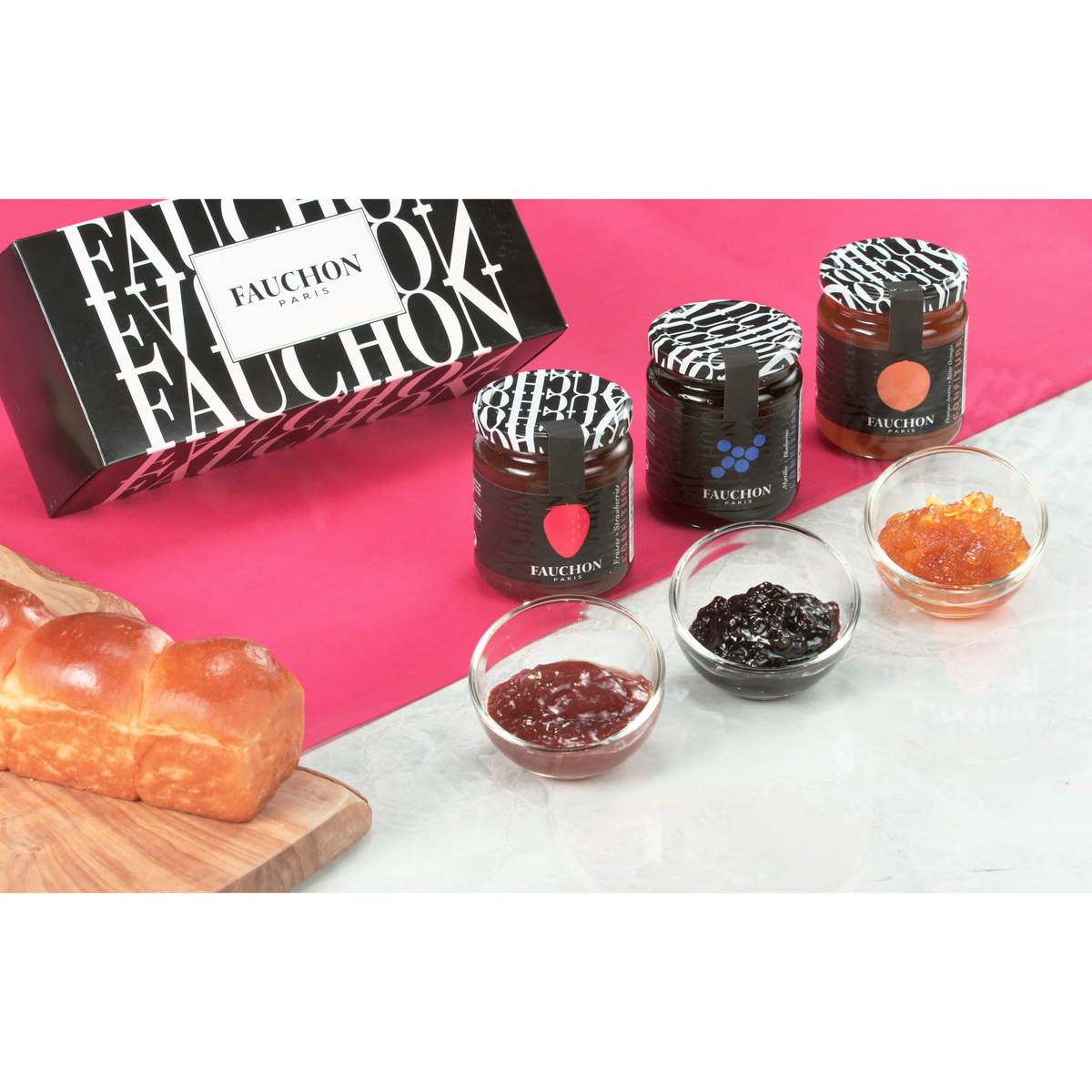 新着商品 フォション FAUCHON ブルーベリー ジャム 3個セット 髙島屋