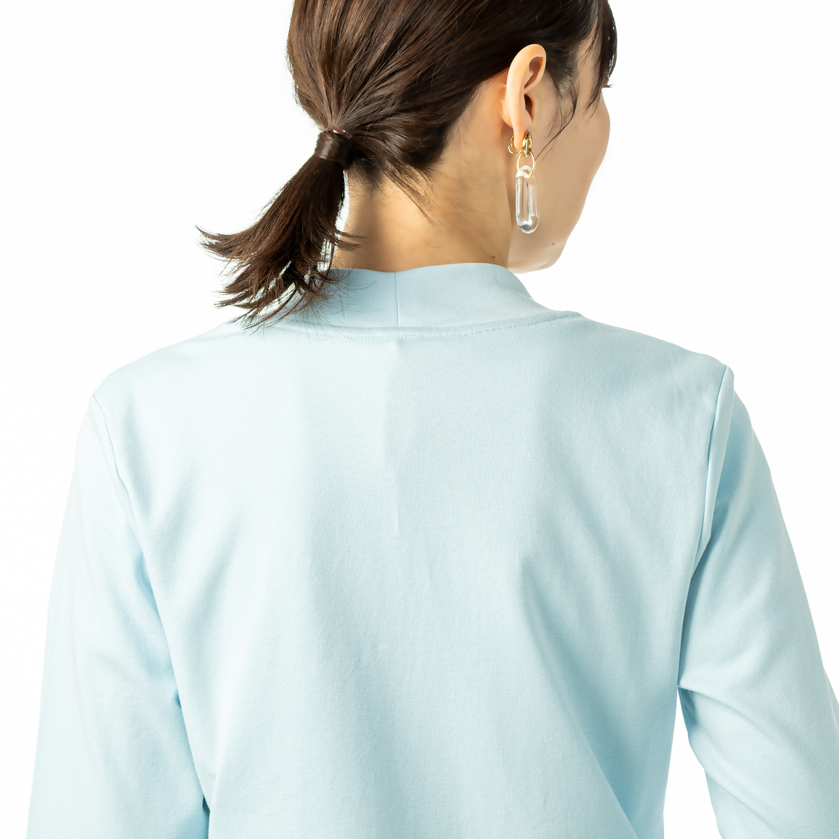 Isaac Mizrahi Liveシルキーコットン前ボタンカーディガン