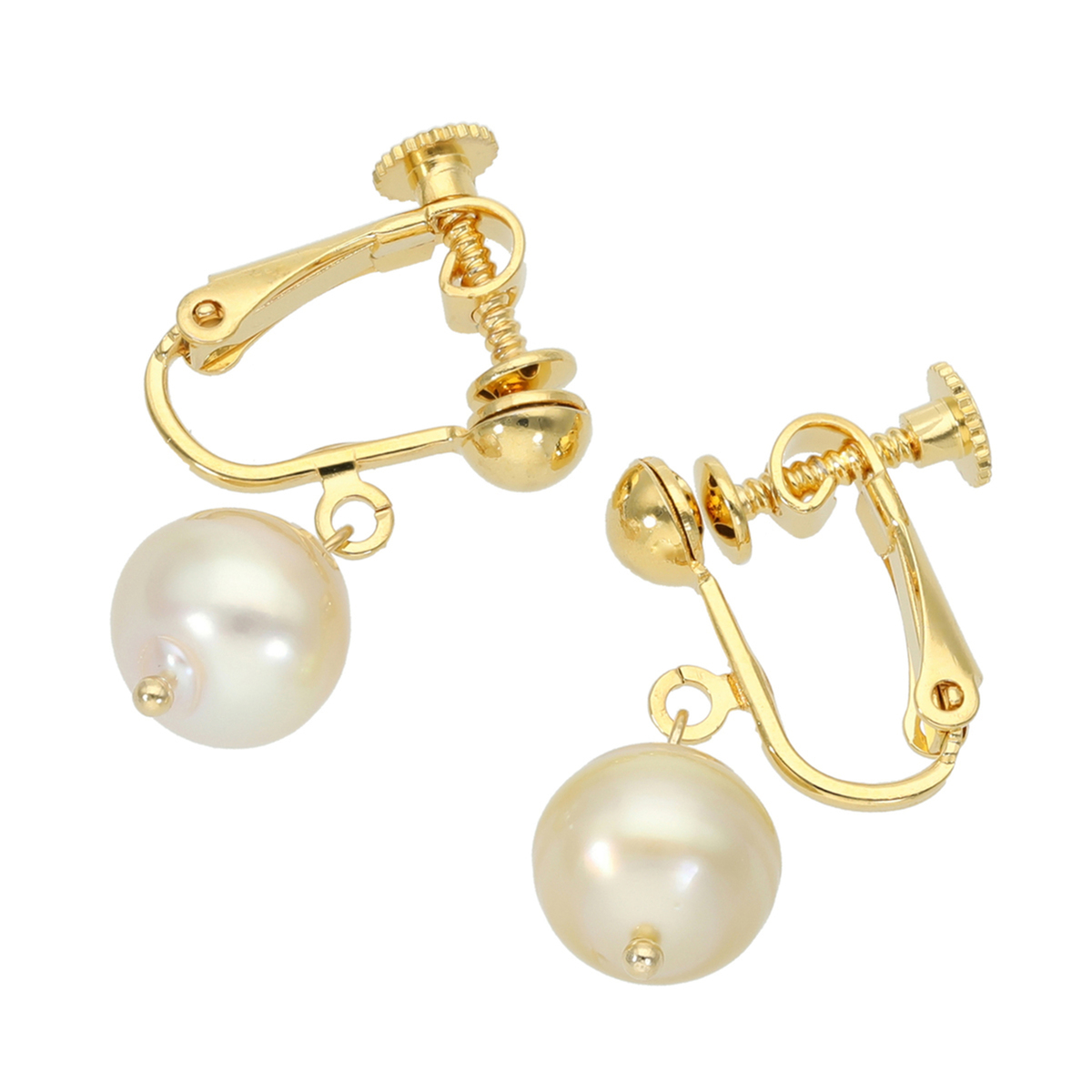 南洋ゴールデンパール ネックレス&イヤリング/ピアスセット - QVC.jp