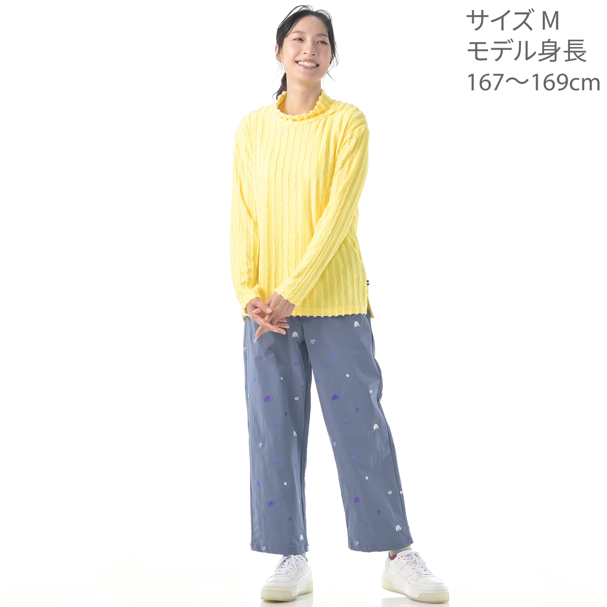 PERSONS 3D編みハイネックトップス パーソンズ（PERSONS） - QVC.jp