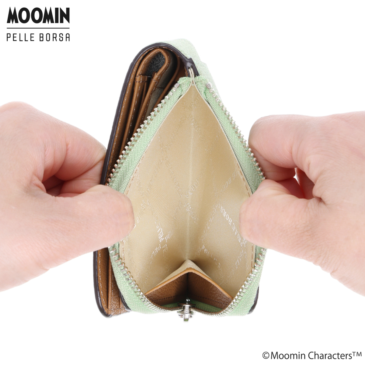 ペレボルサ 二つ折り財布 [Moomin Dot] ムーミンペレボルサ（MOOMIN ...