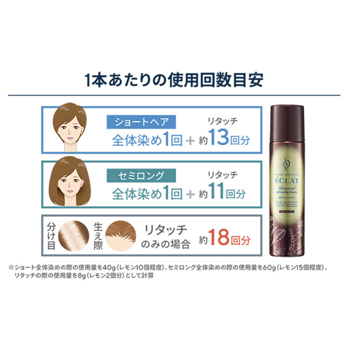 ヘアボーテエクラボタニカルエアカラーフォームEX3本P付特別セット ヘアボーテ エクラ（HAIR BEAUTE ECLAT） - QVC.jp