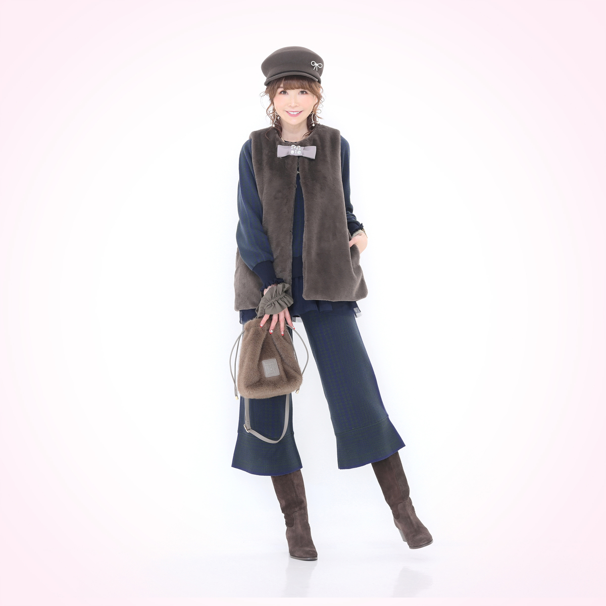 &LOVE ときめきHAPPYふりるニットパンツ アンドラブ（&LOVE） - QVC.jp