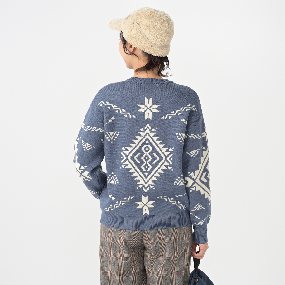 ネイティブヴィレッジオリジナルファブリック ボタニカル柄ジャガード 