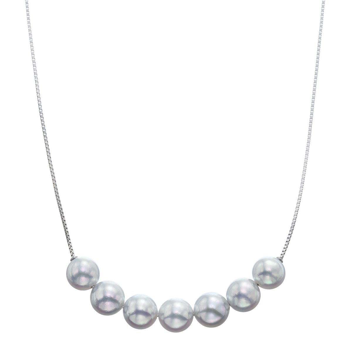 PT アコヤ真珠 ラインペンダント 6.5mm 真多麻 ペルモア（Permore  