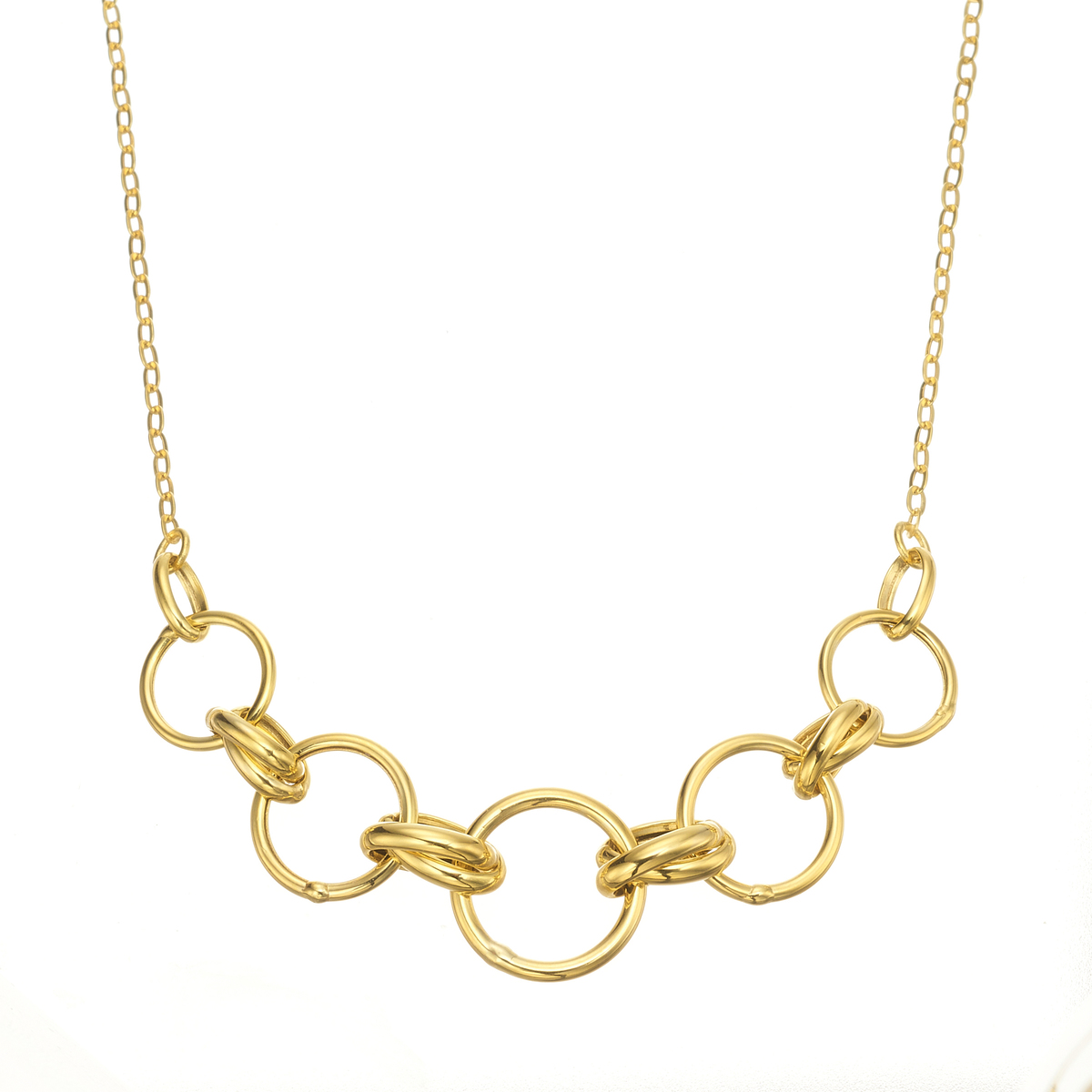 Aprire 10KYG フィオーレサークルデザインネックレス アプリーレジュエリー（AprireJewelry） - QVC.jp