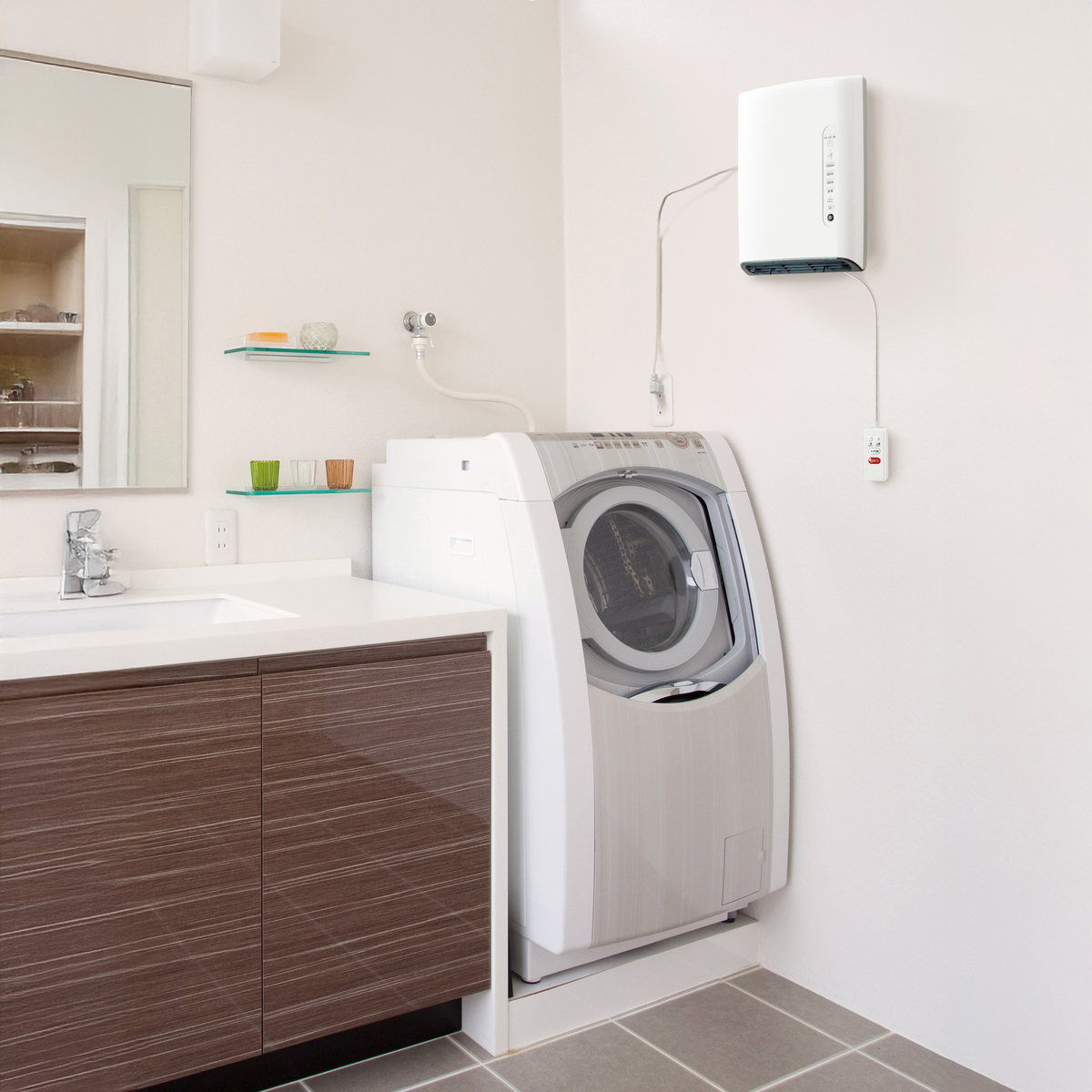 ZEPEAL 人感センサー付 脱衣所ヒーター ゼピール（ZEPEAL） - QVC.jp