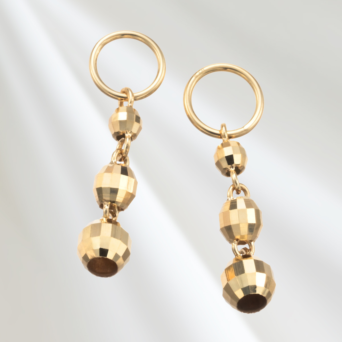 ミラーボール3ピース デザイン ピアリングチャーム ピアリング - QVC.jp