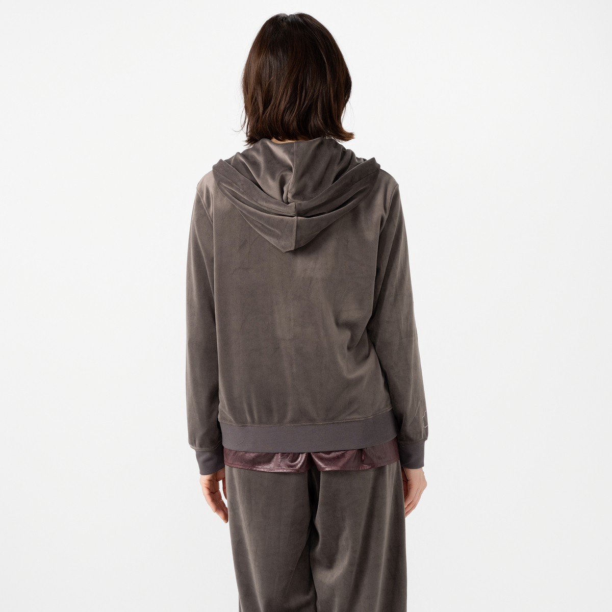 PERSONS ベロアパーカー パーソンズ（PERSONS） - QVC.jp