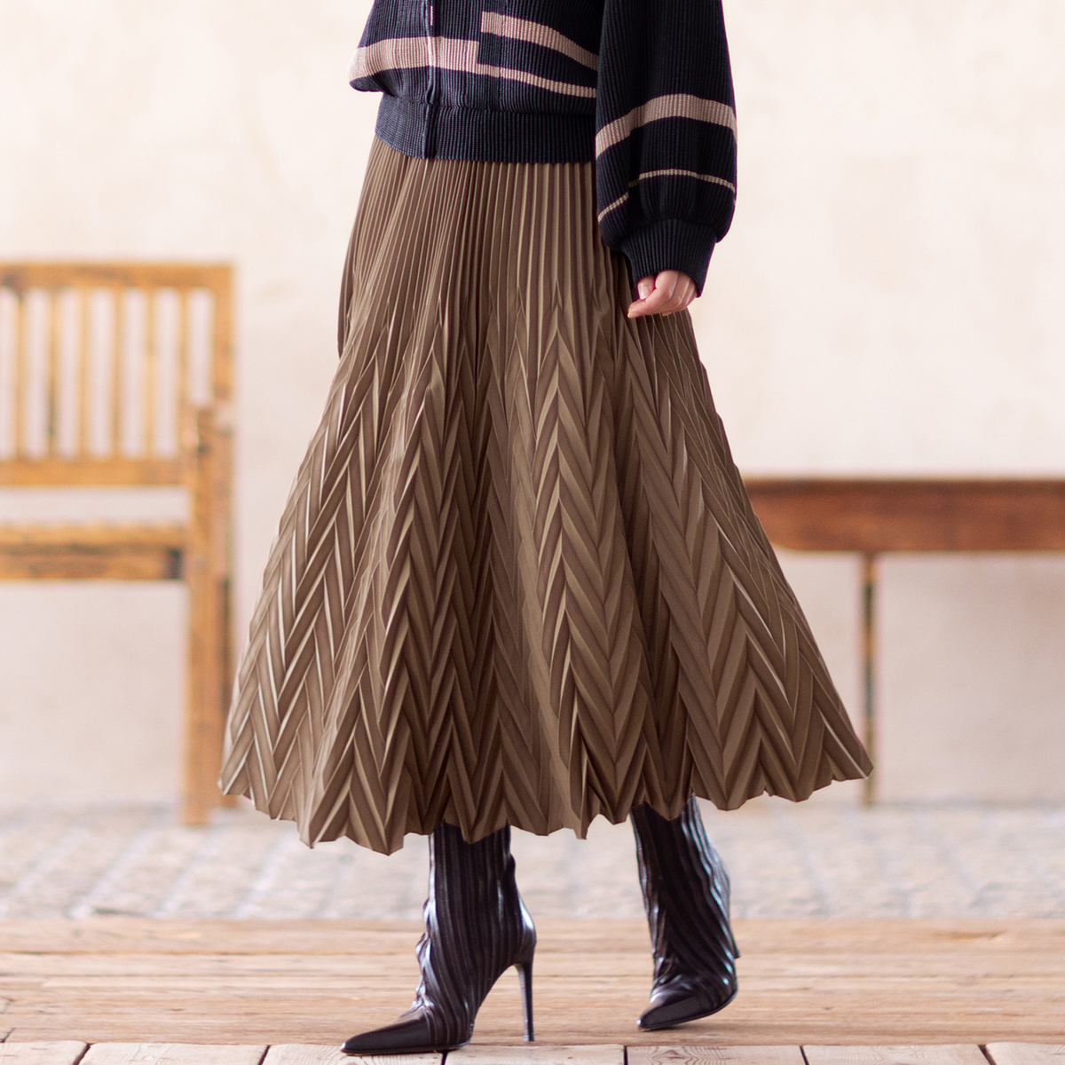 ヴァクトーヴォヤージュ　アコーディオンスカート trim_fce_item66110cf94812e.jpg