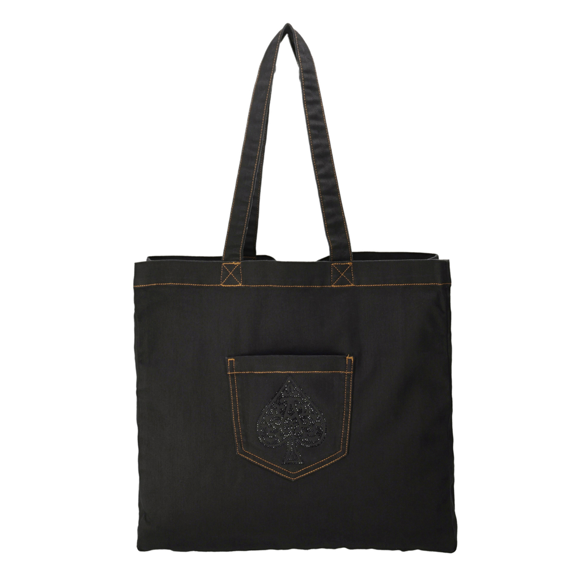 新作アンコキーヌ スペード柄トートバッグ別売りショルダーストラップ