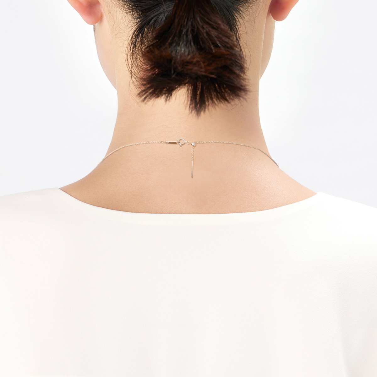 PT950 スルーピン付アズキチェーンネックレス - QVC.jp