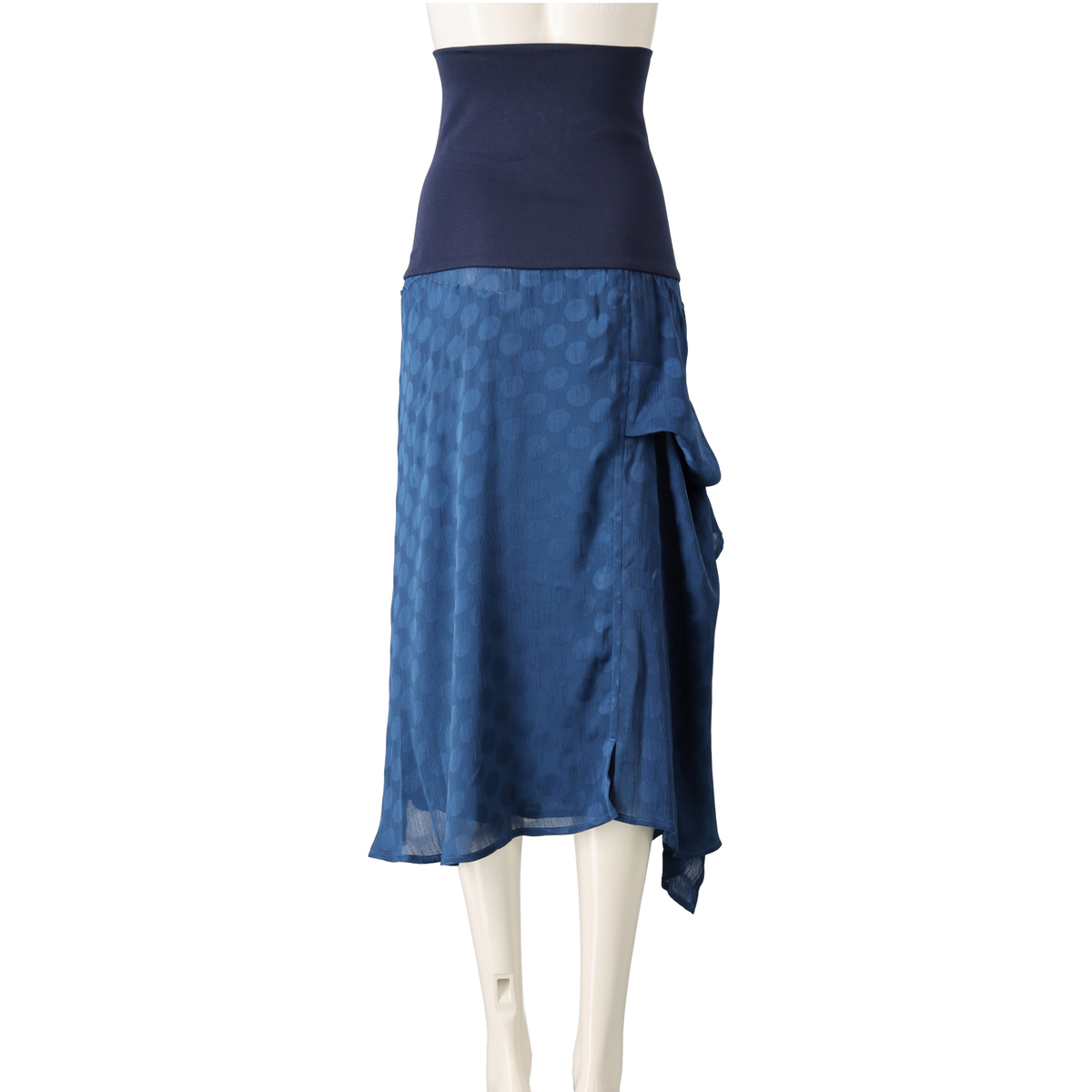 KawaiOkada ドット柄デザインスカート カワイオカダ（KAWAI