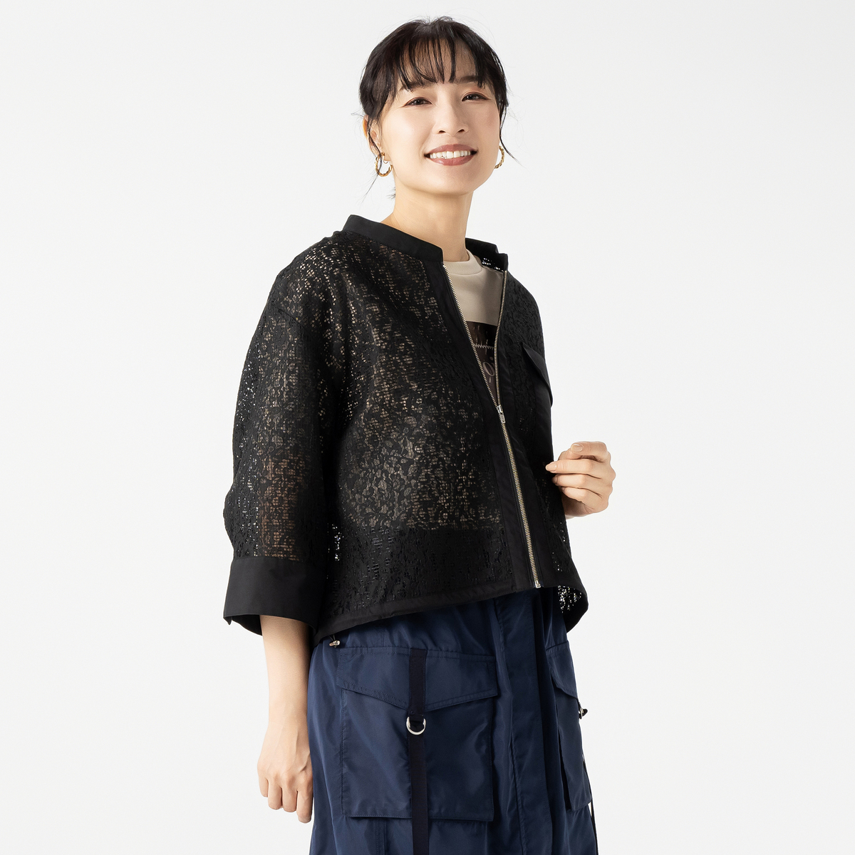 CPG GOLF クロップドフェイクファーブルゾンセットアップ定価83,600円