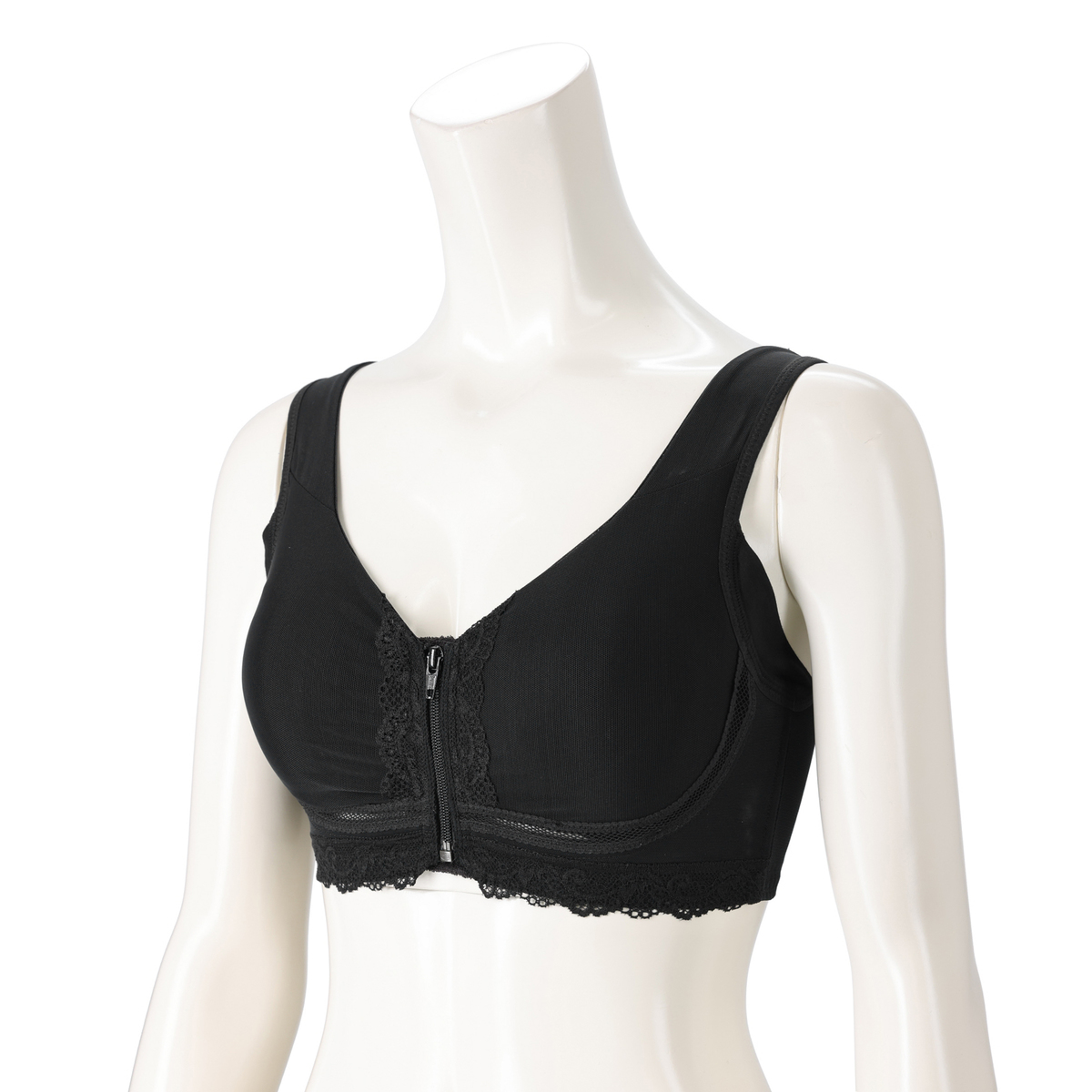 ブラデリスニューヨーク細く見えるフロントファスナーブラ2枚セット ブラデリスニューヨーク】細く見えるフロントファスナーブラ