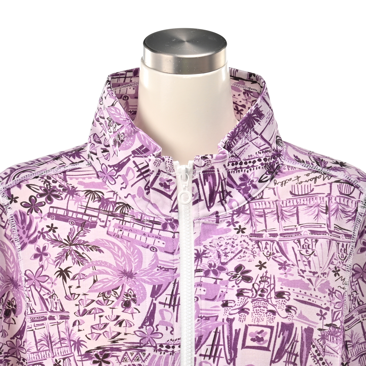 Makana na Kathy オルオルプリントジップブルゾン マカナナ