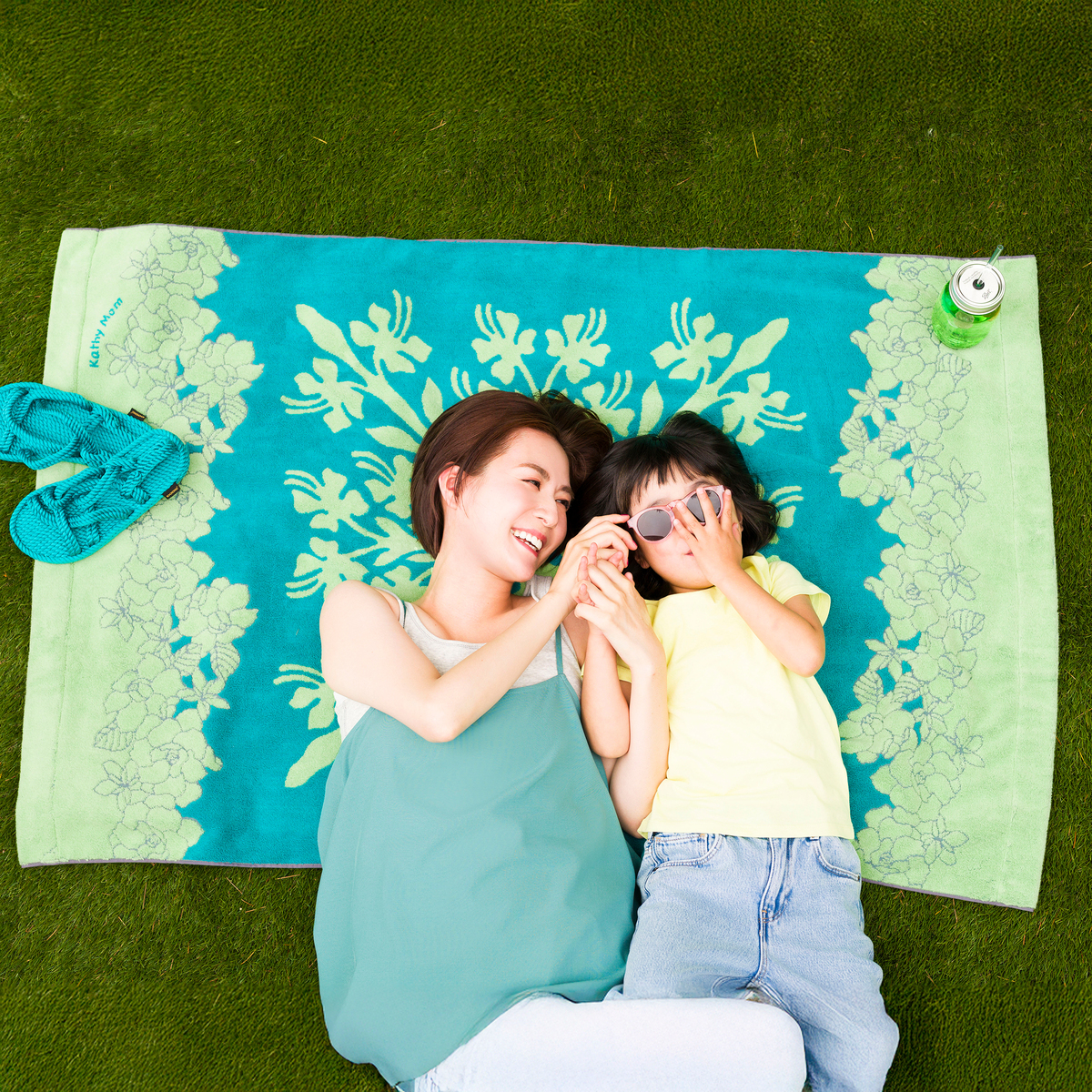 キャシーマム プアナニハーフケット グリーン ハーフケット おしゃれ