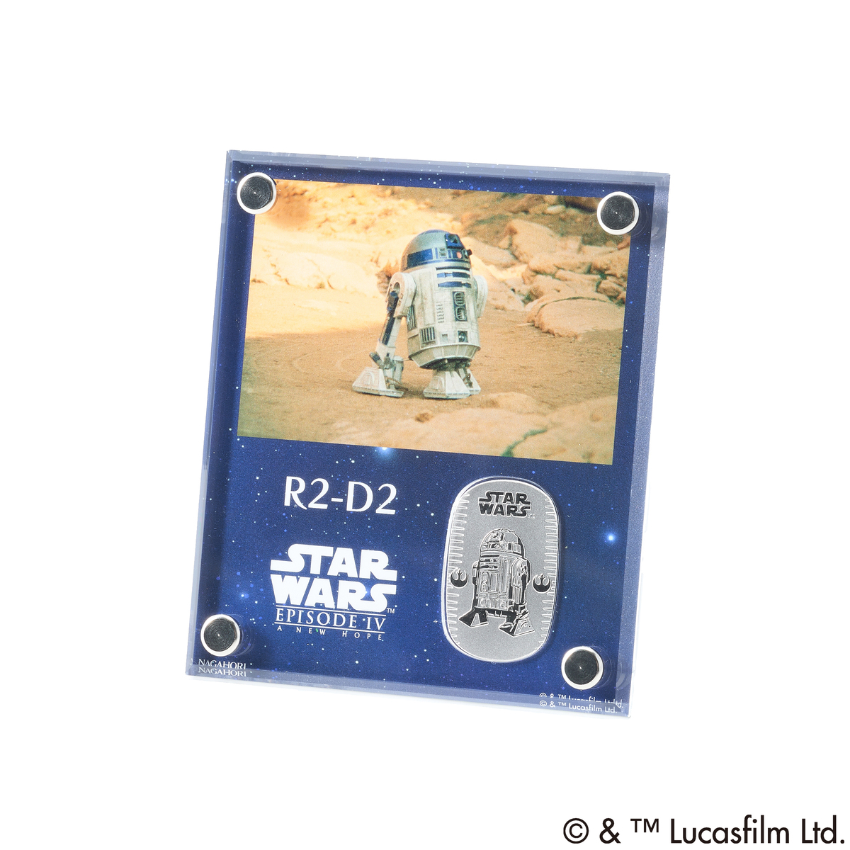 スター・ウォーズ」R2-D2/純プラチナ小判 10g STAR WARS（スター