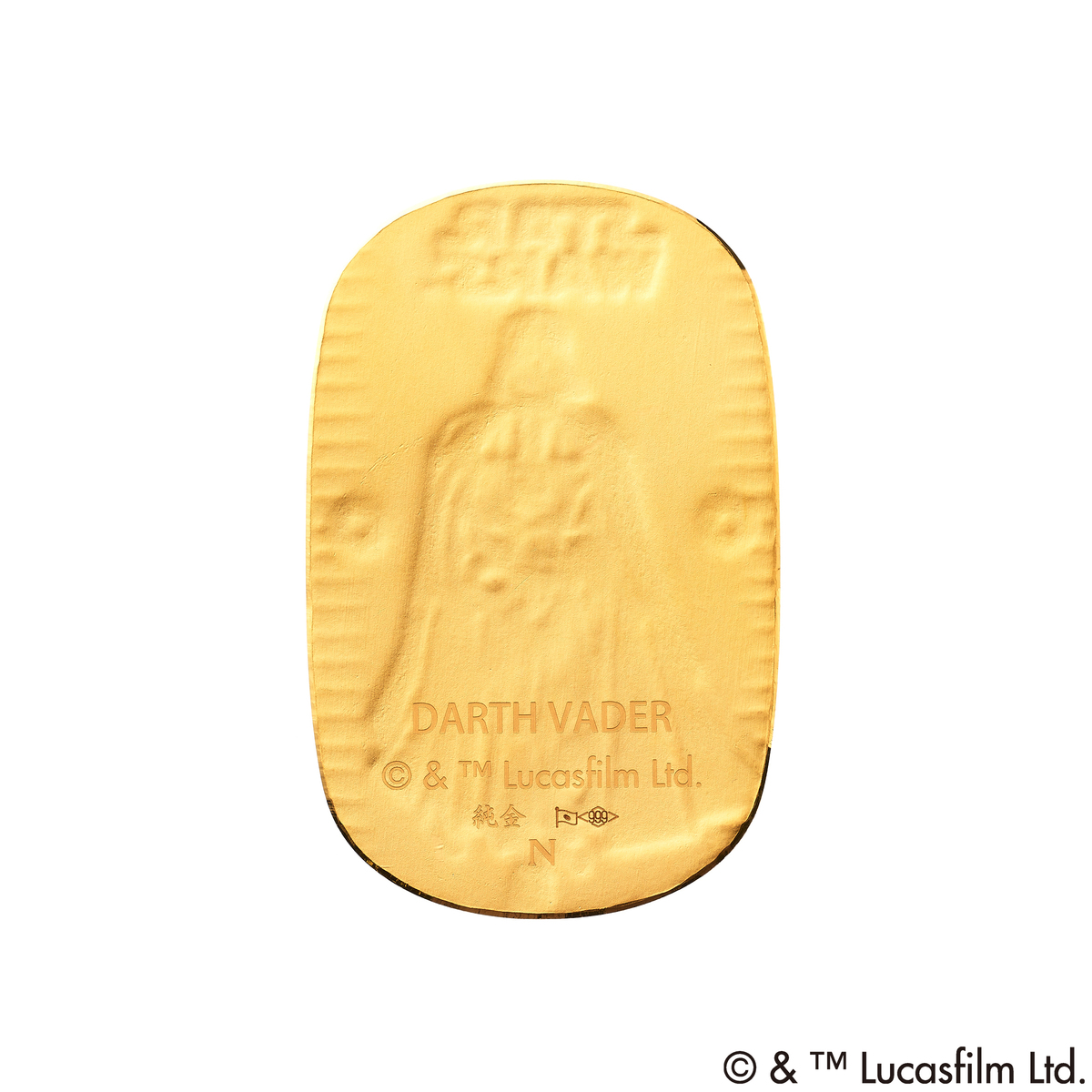 スター・ウォーズ」ダース・ベイダー/純金小判20g STAR WARS（スター